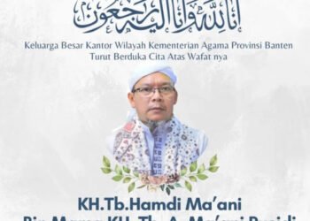 KH. Tb. Hamdi Ma’ani Rusydi Meninggal Dunia Saat Menjalankan Ibadah Haji