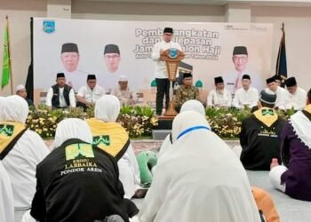 Pilar Lepas Kloter Terakhir Jemaah Calon Haji Tangsel