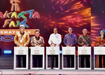 Presiden Joko Widodo Buka Jakarta Fair 2024