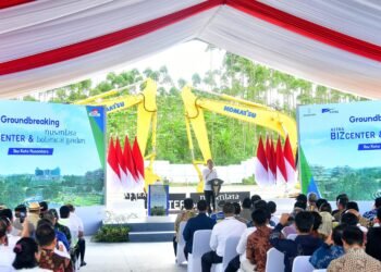 Presiden Jokowi Groundbreaking Astra Biz Center dan Nusantara Botanical Garden di IKN