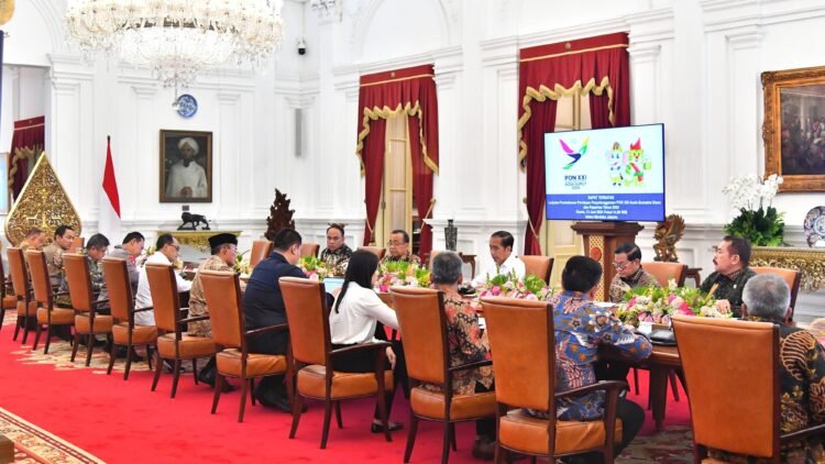 Presiden Jokowi Instruksikan Penyelenggaraan PON XXI dan Peparnas 2024 Tepat Waktu