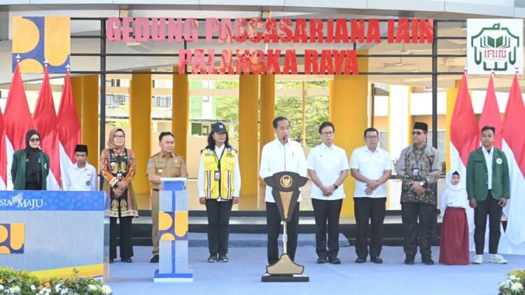 Presiden Jokowi Resmikan Pembangunan, Rehabilitasi, dan Renovasi Sarana Pendidikan di Kalimantan Tengah