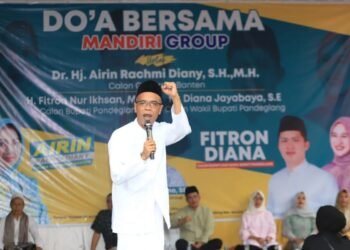 Kiai dan Ustadz di Pandeglang Gelar Doa Bersama Untuk Kemenangan Airin Rachmi Diany