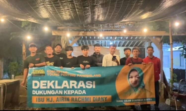 Pilkada Banten, Airin Rachmi Diany Dapat Dukungan Organisasi Milenial dan Gen-Z