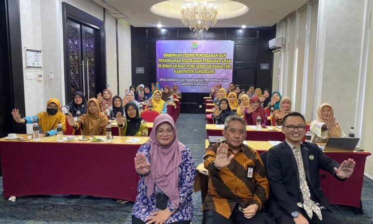 DPPPA Kabupaten Tangerang Bekali Guru SD Bimtek Pencegahan Kekerasan Anak
