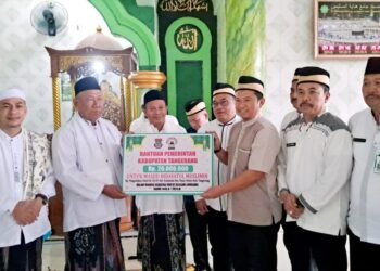 Pemkab Tangerang Sumbang Rp20 Juta Giat Jumat Keliling di Pasar Kemis