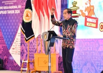 Presiden Jelaskan Tantangan Bangsa dan Upaya Penguatan Daya Saing Nasional pada Rakernas XVI APKASI
