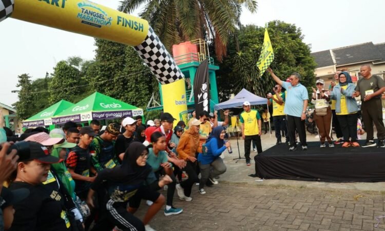 Road to Tangsel Marathon 2024 di Ciputat Timur, Benyamin Berpesan untuk Siapkan Diri