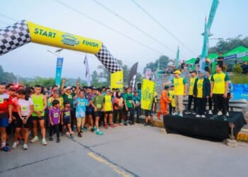 Road to Tangsel Marathon 2024 di Kecamatan Setu Diikuti Ribuan Peserta