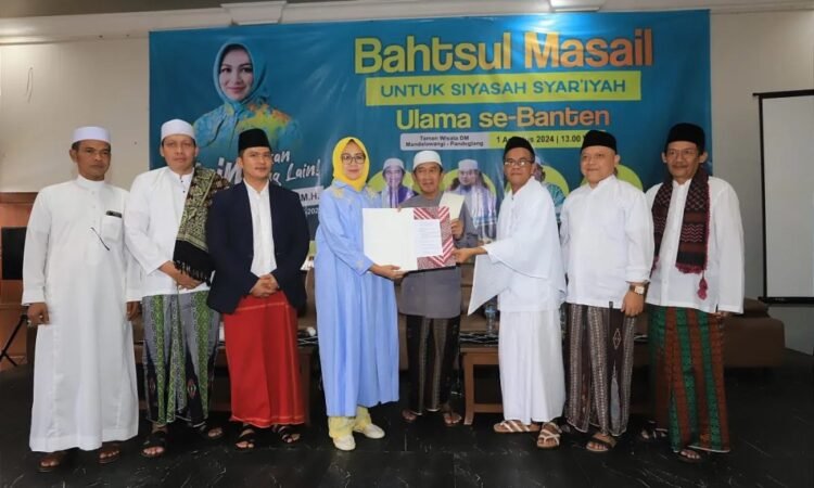 Dinilai Layak Menjadi Gubernur Banten, Airin Rachmi Diany Dapat Amanah dari Ratusan Ulama