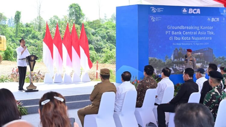 Groundbreaking BCA di IKN, Presiden Jokowi: Pembangunan Infrastruktur Dipercepat, Investor Tidak Perlu Ragu