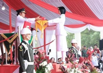 Upacara Peringatan HUT Ke-79 Kemerdekaan Republik Indonesia Tingkat Provinsi Banten Berlangsung Khidmat