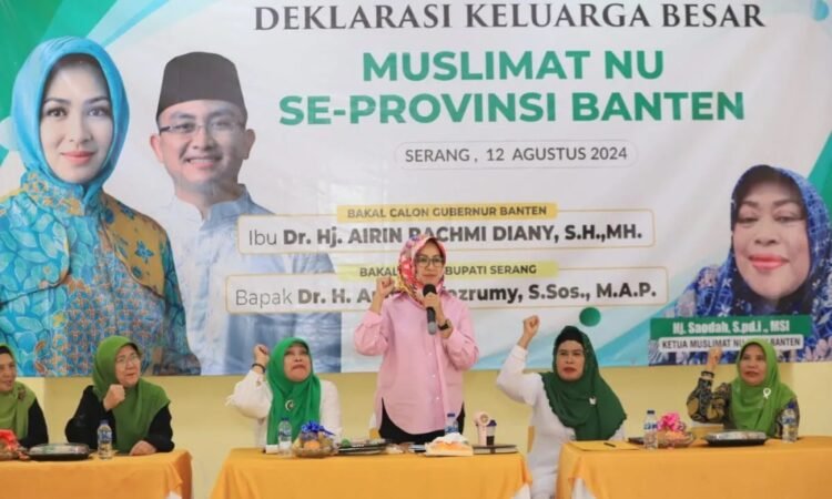 Pilkada Banten, Muslimat NU Dukung Airin Rachmi Diany
