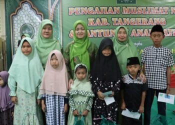 Muslimat NU dan Baznas Gelar Pengajian serta Santunan Yatim Piatu