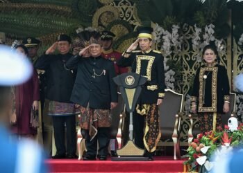 Pertama Kali, Presiden Jokowi Pimpin Upacara Peringatan Detik-Detik Proklamasi HUT Ke-79 RI di IKN