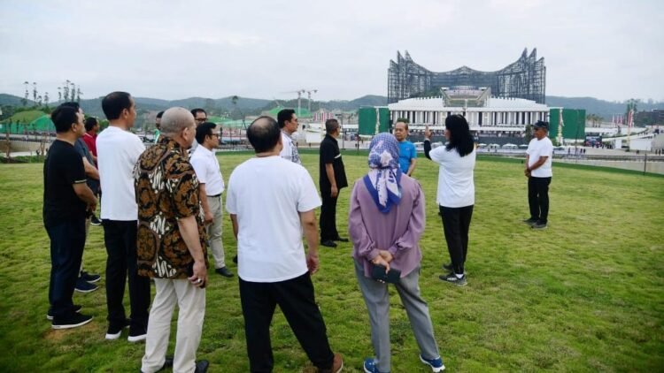 Presiden Jokowi Ajak Pimpinan Lembaga Negara Tinjau Infrastruktur di Ibu Kota Nusantara