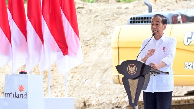 Presiden Jokowi Lakukan Groundbreaking Proyek PT Intiland Development di Ibu Kota Nusantara