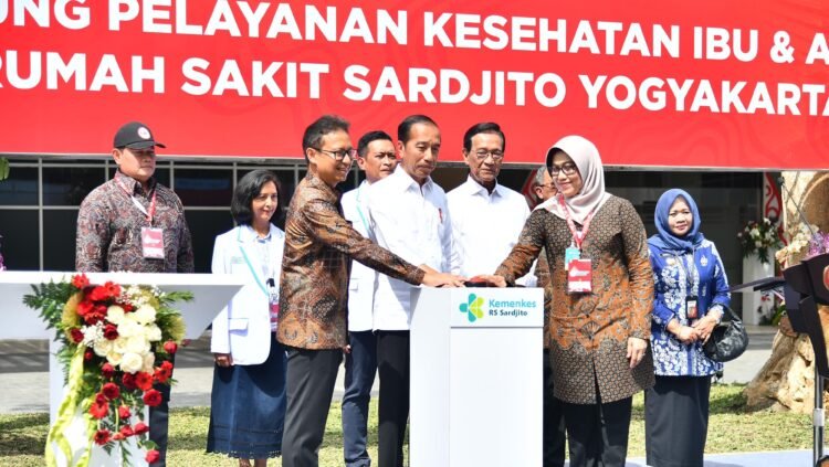 Presiden Jokowi Resmikan Gedung Pelayanan Kesehatan Ibu dan Anak RS Sardjito Yogyakarta