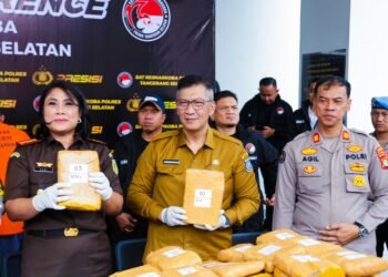 Sekda Bambang Apresiasi Polres Tangsel Ungkap Peredaran Narkotika Jenis Ganja Sebesar 140,4 Kilogram