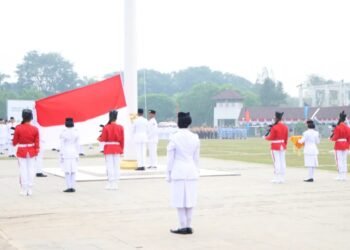 Upacara HUT Ke-79 RI di Kabupaten Tangerang Berlangsung Khidmat