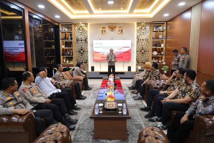 Wakapolda Banten Pimpinan MoU Antara Polda Banten Dengan Perum Bulog