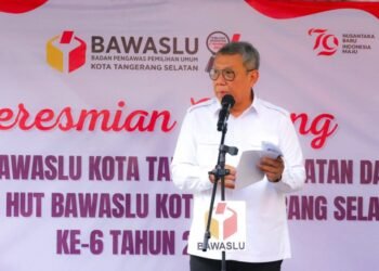 Wali Kota Benyamin Resmikan Gedung Bawaslu Tangsel
