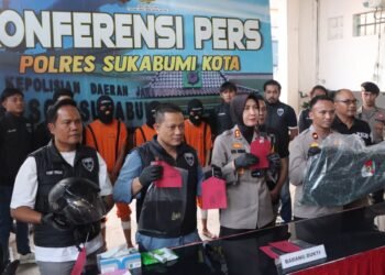 3 Spesialis Pecah Kaca dan Gembos Ban di Sukabumi Diringkus Polisi