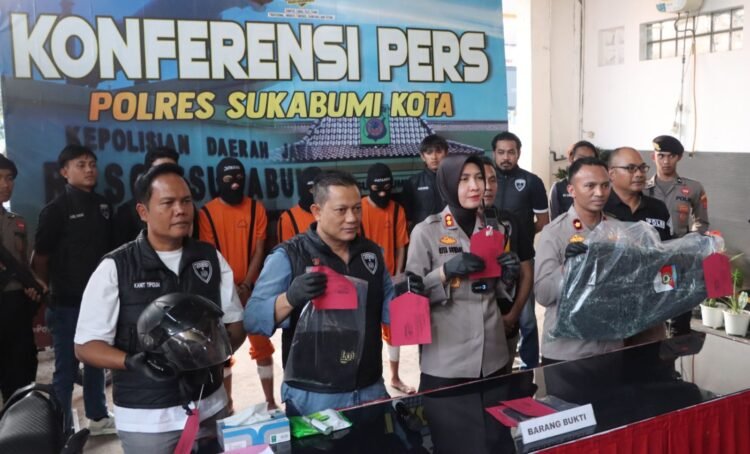 3 Spesialis Pecah Kaca dan Gembos Ban di Sukabumi Diringkus Polisi