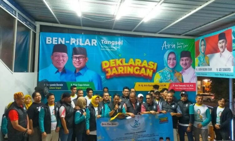 Pilkada 2024, Airin-Ade dan Ben-Pilar Didukung Ribuan Insan Olahraga di Tangsel