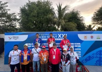 Bravo Bripda Kamil Anggota Satbrimobda Banten,  Sumbang Mendali Perak Cabang Selam 200 M PON Aceh – Sumut Ke XXI