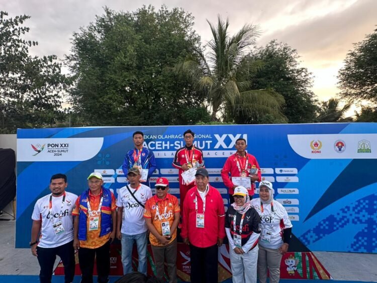 Bravo Bripda Kamil Anggota Satbrimobda Banten,  Sumbang Mendali Perak Cabang Selam 200 M PON Aceh – Sumut Ke XXI