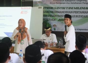 DPKP Kabupaten Tangerang Dorong Santri Hidayatul Sibyan Jadi Petani Milenial