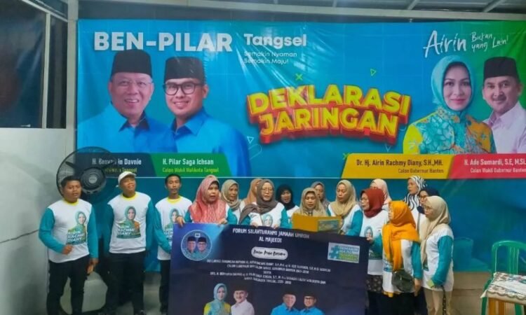 Forum Al Majeedi Dukung Airin Rachmi Diany-Ade Sumardi dan Benyamin-Pilar