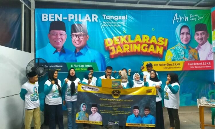 Gerakan Nawacita Beri Dukungan Penuh kepada Airin Rachmi Diany-Ade Sumardi dan Benyamin-Pilar Saga Ichsan