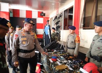 Kapolda Banten Kunker di Mako Brimob Banten, Cek Kesiapsiagaan Personel
