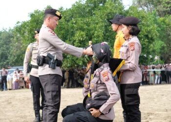 Kapolda Banten Pimpin Upacara Penutupan Latganda dan Pembaretan Bintara Remaja Angkatan 51 dan 55