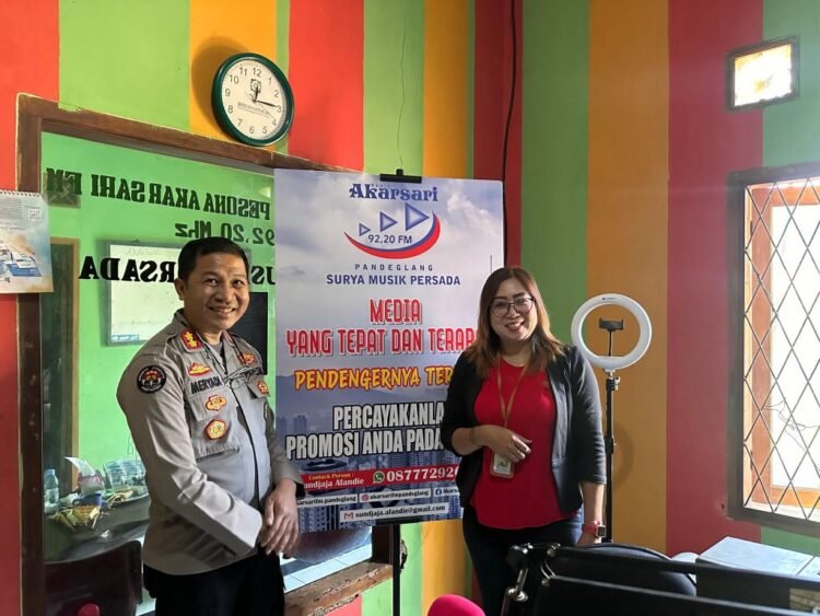Melalui Talkshow di Radio, Polda Banten Sosialisasi Operasi Mantap Praja Maung 2024