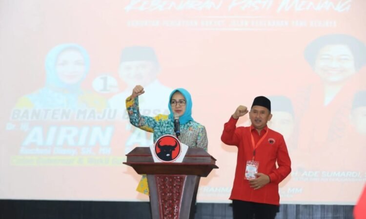 PDI Perjuangan Banten Siap Bekerja Keras Menangkan Airin Rachmi Diany-Ade Sumardi