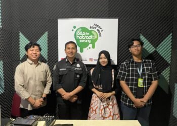 Polda Banten Sosaliasikan Operasi Mantap Praja Maung 2024 Melalui Talkshow di HOT Radio FM