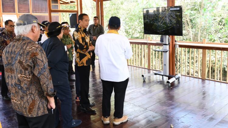 Presiden Jokowi Canangkan Kawasan Wanagama Nusantara di IKN