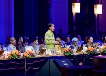 Presiden Jokowi Gelar Jamuan Santap Malam untuk Pemimpin dan Delegasi IAF Ke-2 di Bali