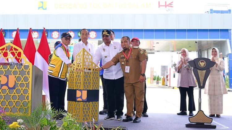 Resmikan Ruas Jalan Tol Sigli-Banda Aceh, Presiden Jokowi: Dorong Pertumbuhan Ekonomi Aceh