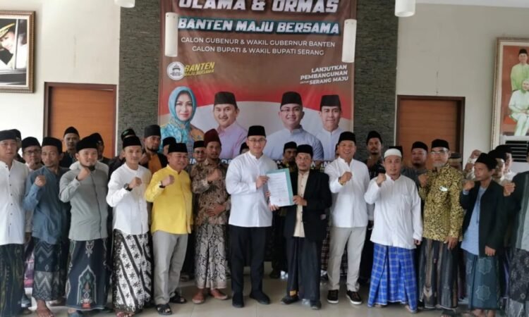 Ulama dan Tokoh Agama Dukung Andika Hazrumy di Pilkada Pandeglang dan Airin Rachmi Diany di Pilkada Banten