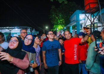 Pilar Hadiri Malam Puncak HUT ke-79 RI di Graha Mas Serpong