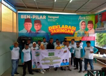 Milenial Tangsel Bersatu Deklarasi Dukung Airin Rachmi Diany-Ade Sumardi dan Ben-Pilar