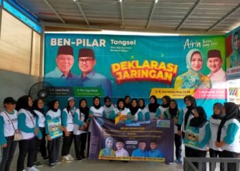 Perempuan Militan Tangerang Selatan Deklarasi Dukung Airin-Ade Sumardi dan Benyamin-Pilar