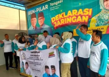 KOMPI BENPILAR Deklarasi Dukung Airin-Ade Sumardi dan Benyamin Davnie-Pilar Saga Ichsan