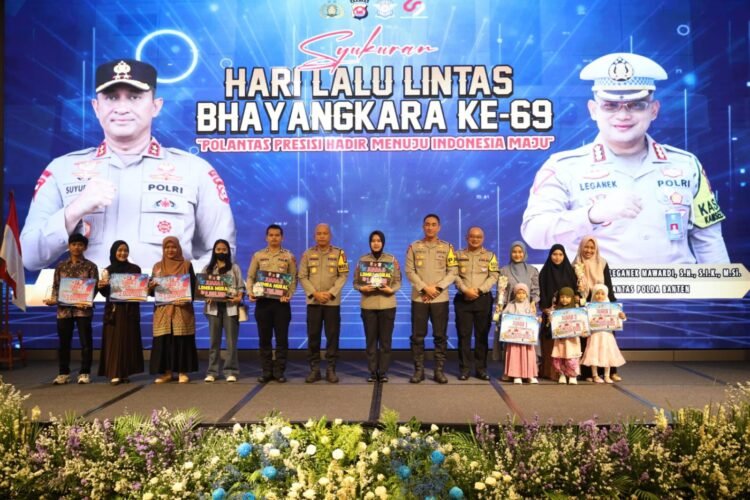 Ditlantas Polda Banten Gelar Syukuran Hari Lalu Lintas Bhayangkara Ke-69