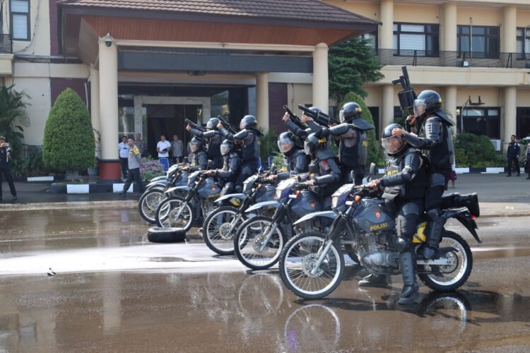 Ditsamapta Polda Banten Gelar Latganda Guna Peningkatan Kemampuan Personel