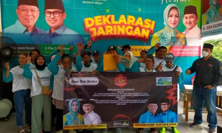 Passil Dukung Airin-Ade Sumardi dan Ben-Pilar